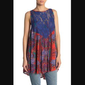 Free People Count Me In Trapeze Mini Dress Boho
